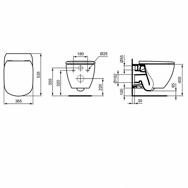 Фотография товара Ideal Standard Tesi T0079V1