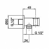 Шланговое подключение с держателем Webert Comfort AC0478015