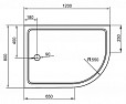 Фотография товара Cezares Tray TRAY-A-RH-120/80-550-15-W-L