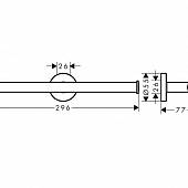 Бумагодержатель Hansgrohe Logis Universal 41717000