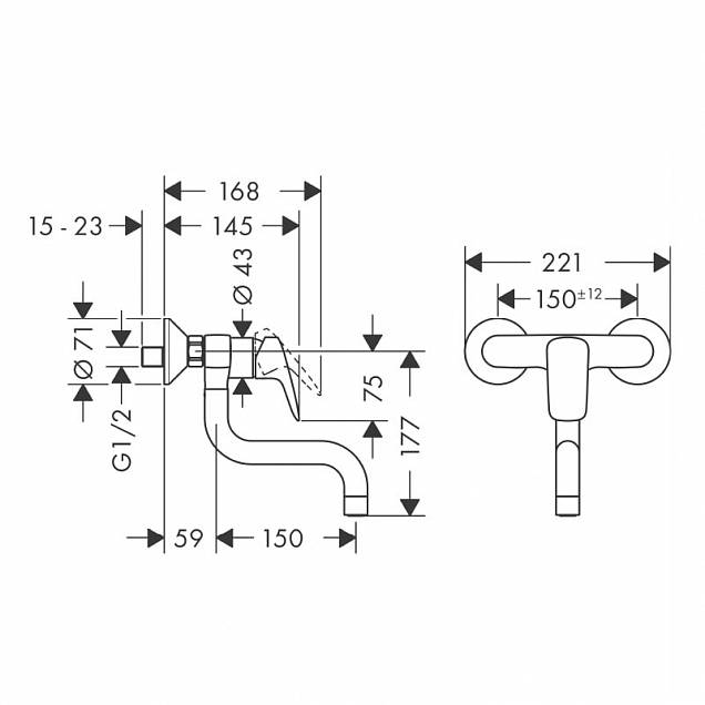 Фотография товара Hansgrohe Logis 71836000