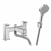 Смеситель на борт ванны с гарнитуром, Hansgrohe Vernis Shape 71462000