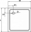 Фотография товара Cezares Tray TRAY-A-A-80-15-W