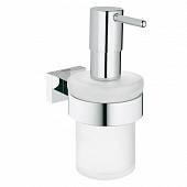 Дозатор для мыла с держателем Grohe Essentials Cube 40756001