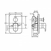 Смеситель для душа Ideal Standard Moments A3911AA