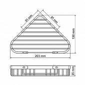 Полочка 13 см WasserKraft K-733