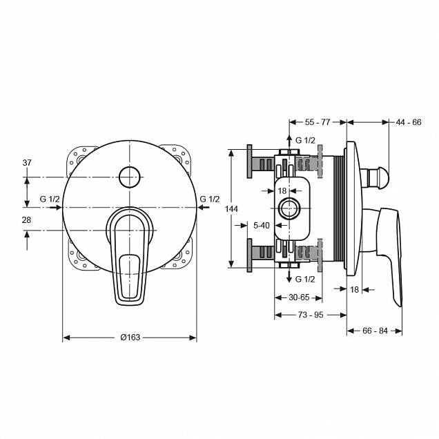 Фотография товара Ideal Standard Ceramix Blue   A5664AA