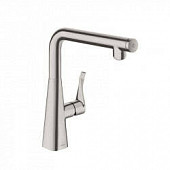 Смеситель для кухни, сталь, Hansgrohe Metris Select 14847800