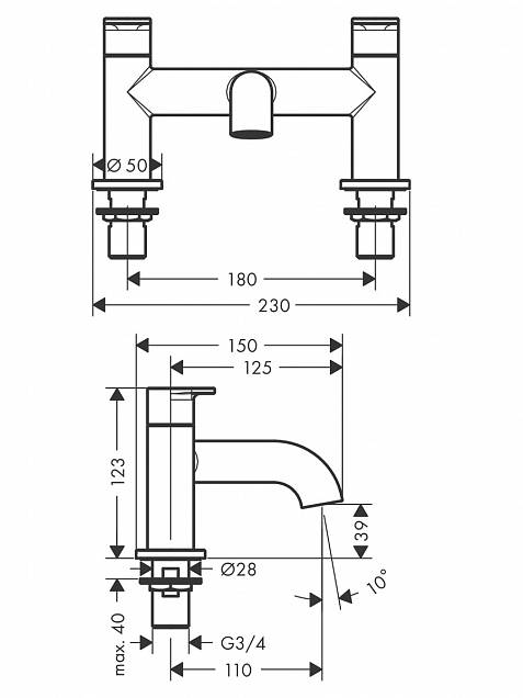 Фотография товара Hansgrohe Vernis Blend 71442670