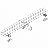 Душевой канал 885 мм, высота 65, АСO Showerdrain H 413638