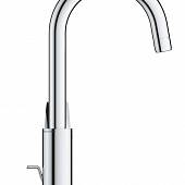 Смеситель для раковины, размер L, EcoJoy, рычажный донный клапан Grohe BauLoop 23763001