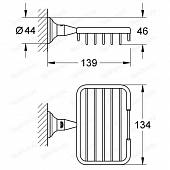 Полочка Grohe Essentials Authentic 40659001