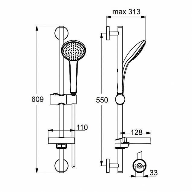 Фотография товара Ideal Standard Idealrain B9412AA