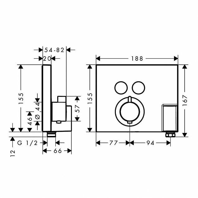 Фотография товара Hansgrohe ShowerSelect 15765000