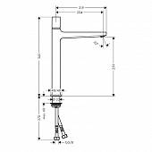 Смеситель для раковины ( д.к ) Hansgrohe Metropol 32572000