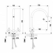 Смеситель для кухни Lemark Practica LM7504C