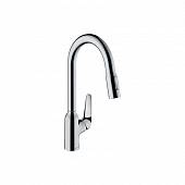 Смеситель для кухни, выдвижной излив Hansgrohe M4216-H180 71820000