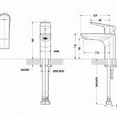 Смеситель для раковины Bravat REAL F1121179CP