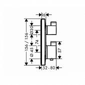 Термостат Hansgrohe Ecostat Square 15714990