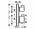 Фотография товара Hansgrohe Ecostat Square 15712000