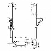 Душевой гарнитур Hansgrohe Raindance Select S 26324400