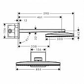 Верхний душ Hansgrohe Rainmaker Select 24007600