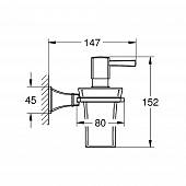 Дозатор для жидкого мыла Grohe Grandera 40627IG0