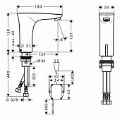 Смеситель для раковины PuraVida Hansgrohe 15173000