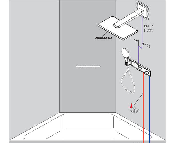 Фотография товара Hansgrohe RainSelect 15355400