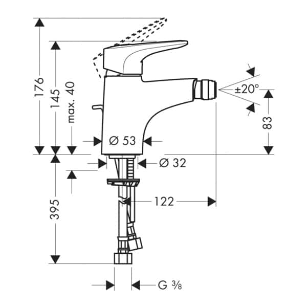 Фотография товара Hansgrohe Metris E   31272000