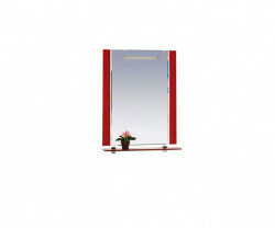 Зеркало 80 см, бордовая кожа, Misty Гранд Lux 80 croco Л-Грл02080-109Кр