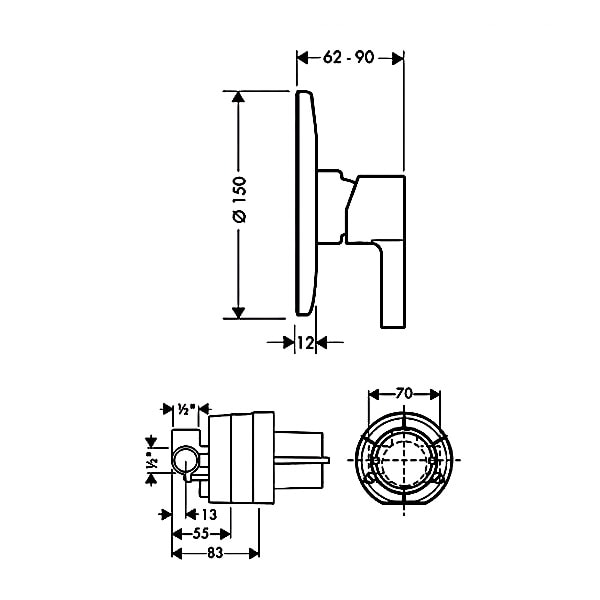 Фотография товара Hansgrohe Focus E2   31966000