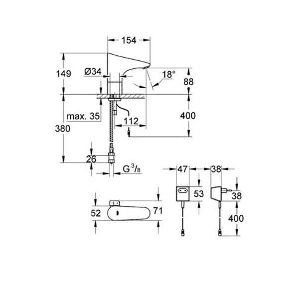 Фотография товара Grohe Europlus E 36015000Gr