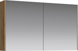 Шкаф-зеркало 100 см, корпус, без боковин, Aqwella Mobi MOB0410