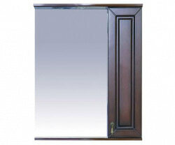 Шкаф-зеркало 60 см, венге, правый, Misty Лига 60 R П-Лиг02060-141П