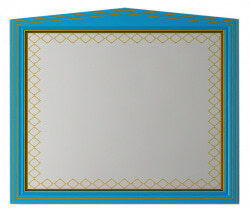 Зеркало 90 см, бирюзовая патина, Misty Ницца 90 Л-Ниц02090-093