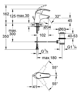 Фотография товара Grohe Eurosmart 117921Gr