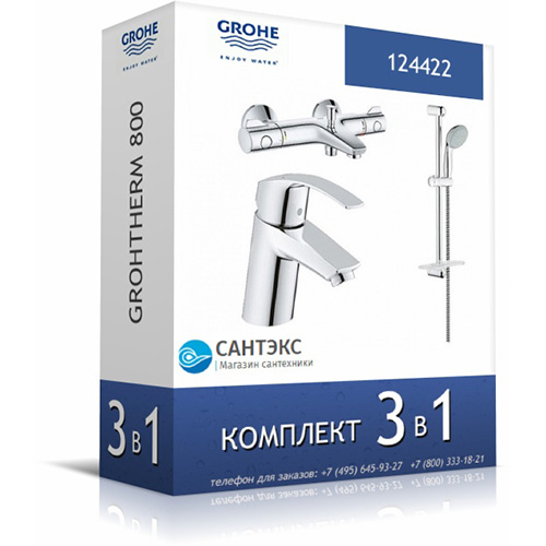 Фотография товара Grohe Grohtherm 800 124422Gr