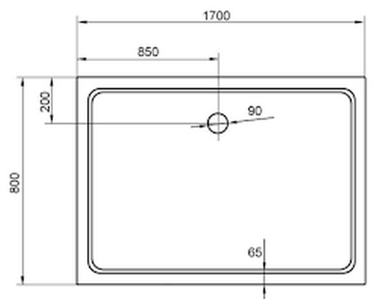 Фотография товара Cezares Tray TRAY-M-AH-170/80-35-W