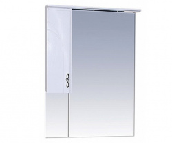 Шкаф-зеркало 75 см, белый, левый, Misty Сицилия 75 L П-Сиц04075-011СвЛ