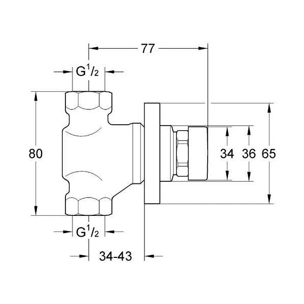 Фотография товара Grohe Contropress 36191000Gr