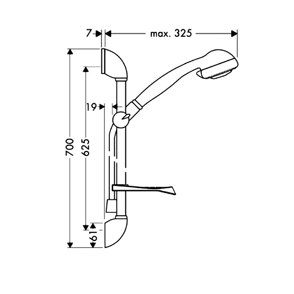 Фотография товара Hansgrohe No design line Hansgrohe 27781000