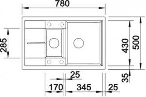 Фотография товара Blanco Metra 6 S Compact 513468