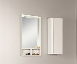 Зеркало-шкаф 50 см, белый/выбеленное дерево Акватон Йорк 50 1A170002YOAY0
