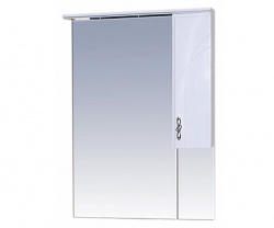 Шкаф-зеркало 65 см, белый, правый, Misty Сицилия 65 R П-Сиц04065-011СвП