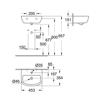 Фотография товара Grohe Bau Ceramic 39424000Gr