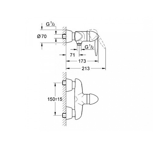 Фотография товара Grohe Eurofresh 32398000Gr