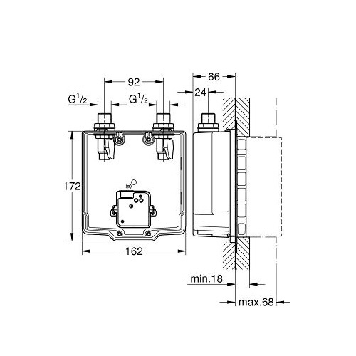 Фотография товара Grohe Eurosmart 36339000Gr