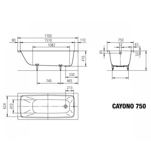 Фотография товара Kaldewei Cayono 275000013001