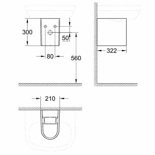 Фотография товара Grohe Euro Ceramic 39201000Gr